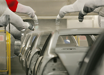 1989: The Honda factory painting process