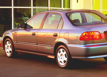 1998: The 1998 Honda Civic GX natural gas vehicle