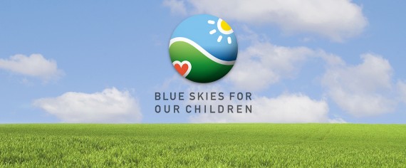 Honda believes in blue skies for our children.